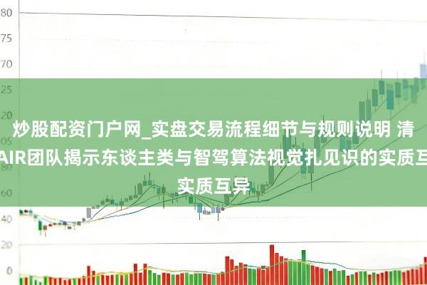 炒股配资门户网_实盘交易流程细节与规则说明 清华AIR团队揭示东谈主类与智驾算法视觉扎见识的实质互异